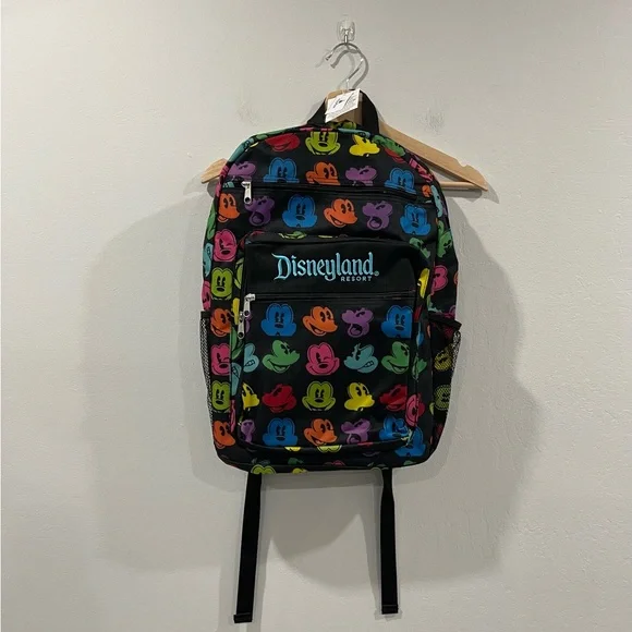 NWT Disneyland Park Exclusive Rainbow Silhouette Face Mickey Mouse Backpack DISNEY Disneyland Park Exclusive Rainbow Silhouette Mickey  main image 3
